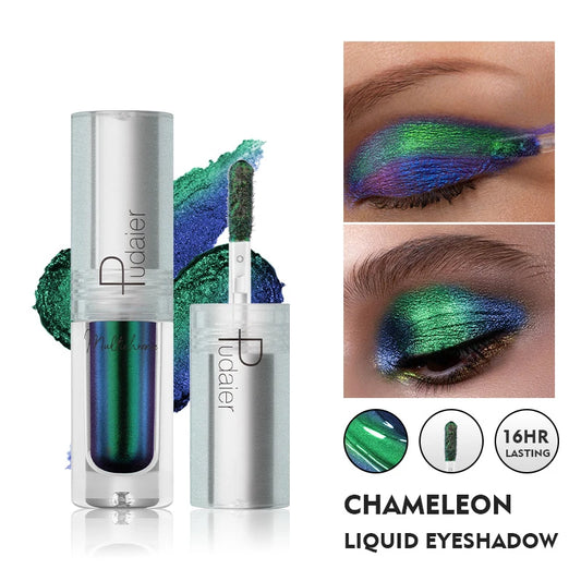 Multichrome Duochrome Liquid Eyeshadows 19 Colors Shiny Longlasting Chameleon Pigments Aurora Eye Shadow Make Up Women Cosmetics