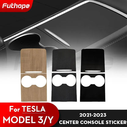 Center Console Centrale Wrap Cover Stickers Decoration Protection Anti-scratch For Tesla Model 3 Model Y