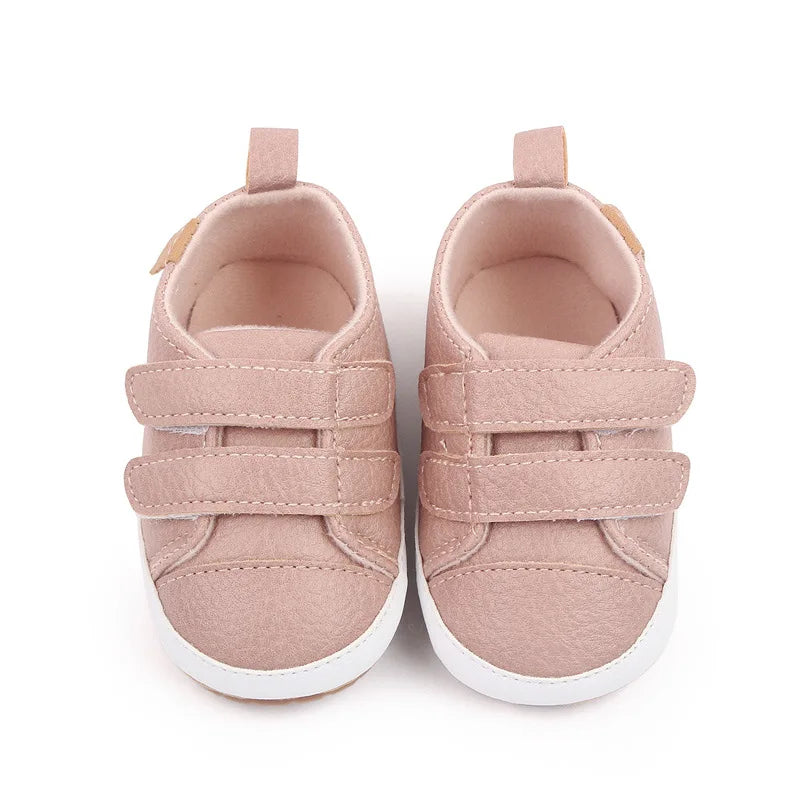 KIDSUN Spring Boys Girls Casual Canvas Sneakers Shoes Newborn Baby Shoes Soft Sole First Walkers Toddler Shoes