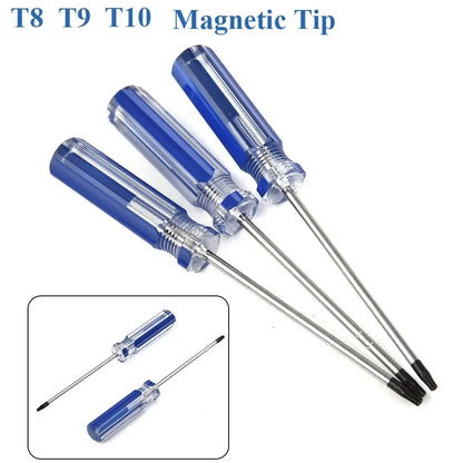 1PC T8 T10 Precision Magnetic Screwdriver Torx Screw Driver  For Wireless Controller Multi-tool Kit Manual Tools