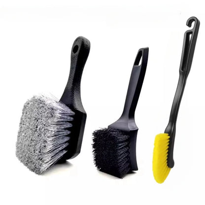 Car Tire Wheel Rim Cleaning Brush Detailing Brushes Wash Towel Kit Universal  Wheel Tire Cleaning Accessories