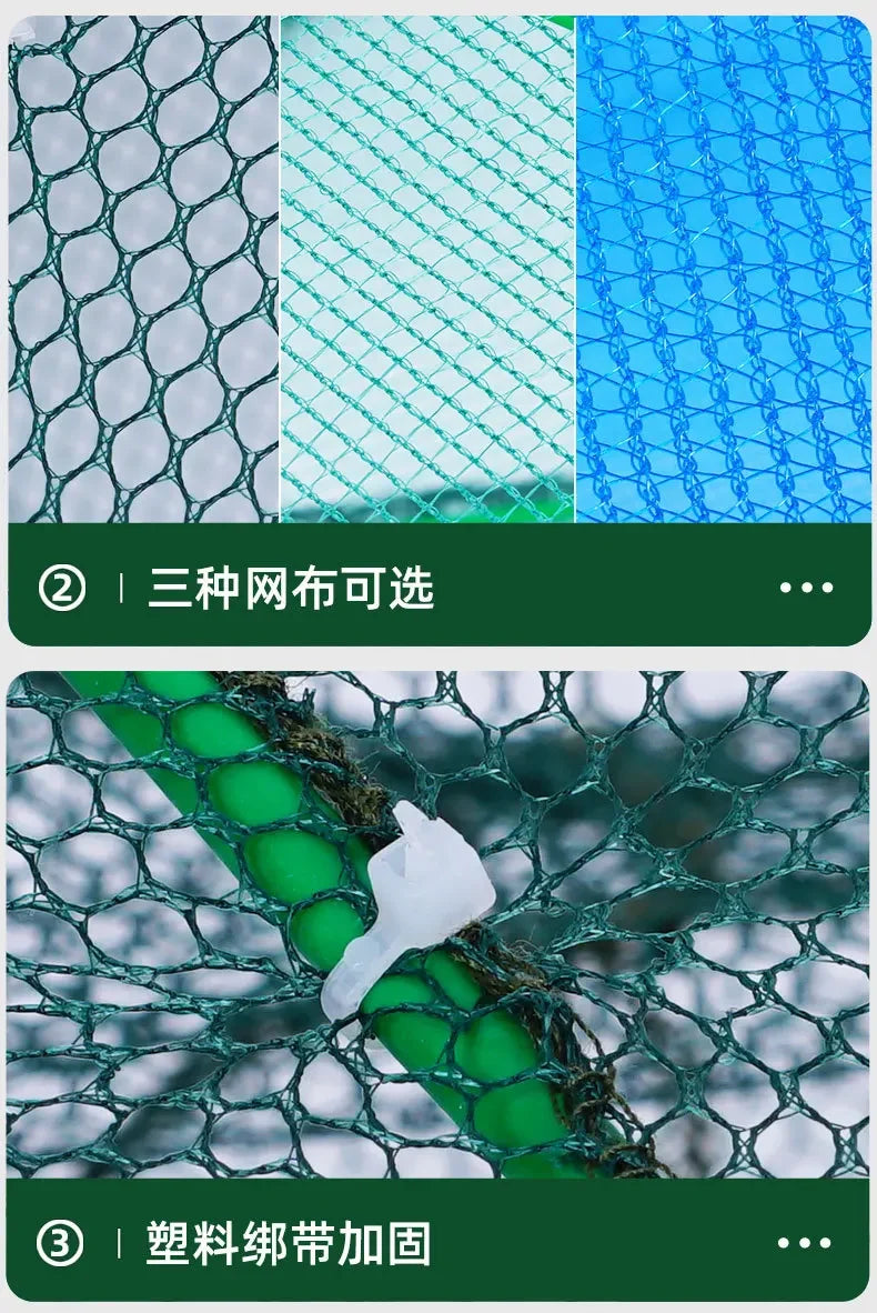 6-10 hole square folding shrimp cage, eel cage, lobster net, lantern net, fishing net, small polygonal fishing net