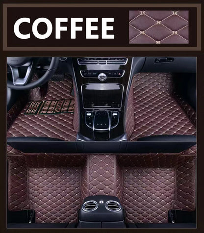 Custom Automotive Car Floor Mats For Audi A5 Sportback 2010 2011 2012 2013 Auto Luxury Leather Men Women Car Mats Full Coverage