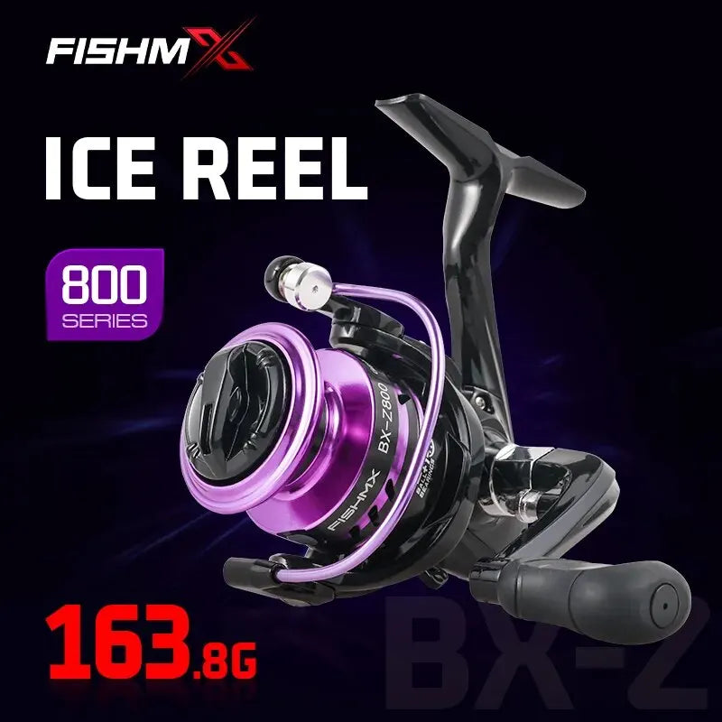 FishMX Mini Fishing Reel 800 Size Spinning Reel Max Drag 5-8kg Super Light High Quality Saltwater Reel Winter Fishing