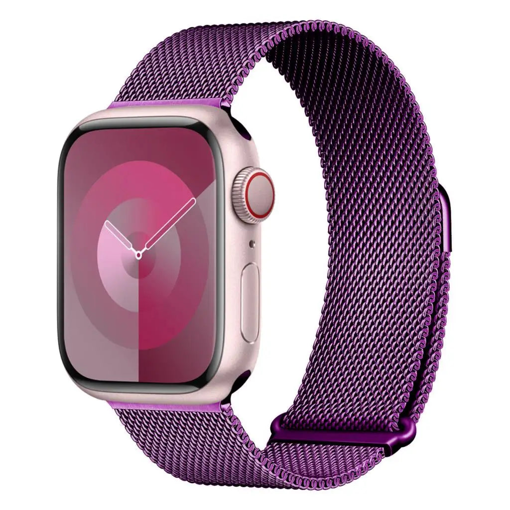 Milanese loop Strap For Apple Watch Band 44mm 45mm 49mm 40mm 41mm 42mm 38mm correa bracelet iWatch series 9 8 7 se 5 6 Ultra 4 3