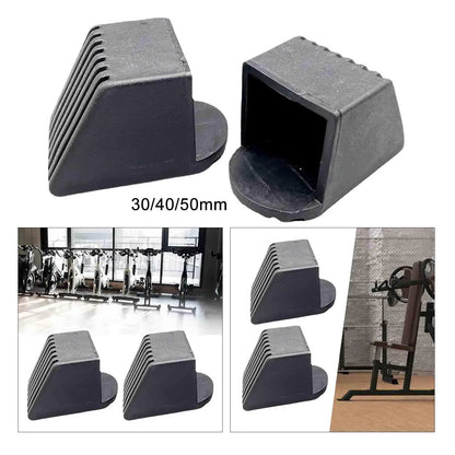 2 Pieces Gym Equipment Square End Cap Gym Fitness Equipment Accessories Gym Accessories Fitness Accessories Square End Cover