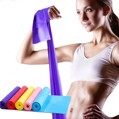 Yoga Elastic Bands Portable Pilates Hip Circle Expander Bands Latex Tension Gym Family Strength Training Resistance Belt