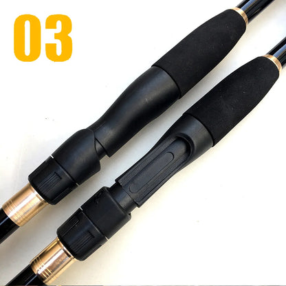 Telescopic 1.6-2.4m  Fishing Rods Ultralight Weight Spinning Casting Carbon Pole Fishing Accessories Lure Weight 10-30g