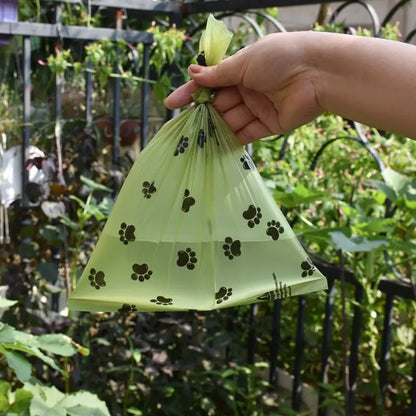 Roll Pet Biodegradable Trash Bag Dog Poop Bags Bulk  Scented Poop Bag Degradable Cat Waste Bags Dog Poop Dispenser