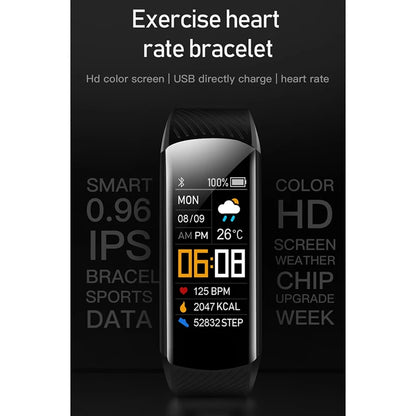 Fitness Bracelet Blood Pressure Measurement Pedometer Smart Band Heart Rate Monitor Waterproof Health Tracker Watch