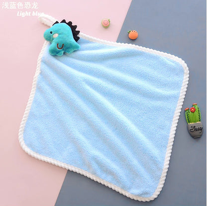 Kids Cute Cartoon Animal Hand Towels for Baby Bath Hand Dry Towel Kids Children Microfiber Towel Quick Drying Hanging Hand Towel