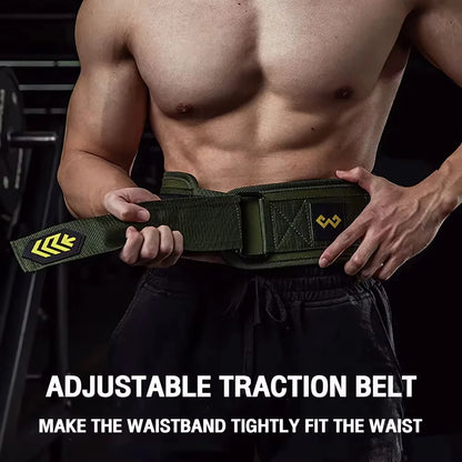 Fitness Belt For Men Professional Sports Equipment Training Waist Squat Hard Pull Power Lift Weight Belt Back Support Belt