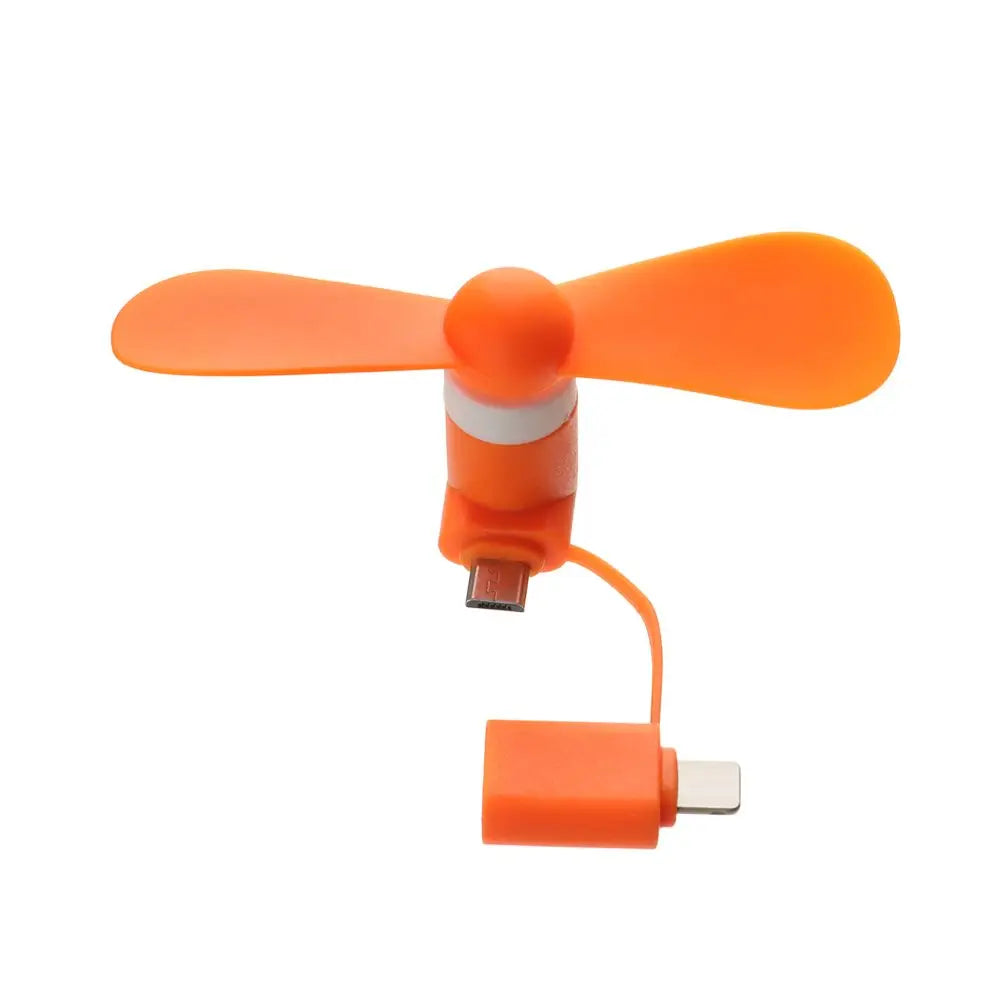 Creative USB Fan Flexible 2in1 Mini Portable Mobile Phone Fan Cooler For Android For IPhone For Samsung For Huawei For iPad