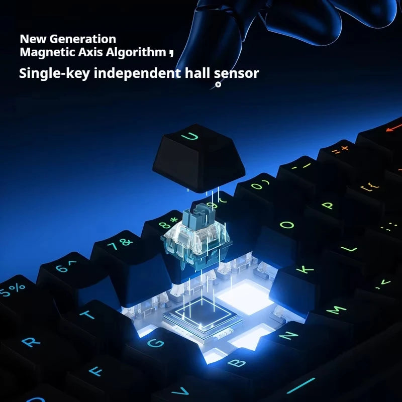 MCHOSE ACE60 Pro Magnetic Axis Mechanical Keyboard Gaming And Esports Desktop Computer Customized Wired Keyboard USB Interface