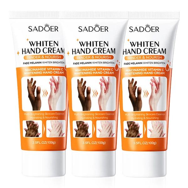 1/2/3 pezzi SADOER 100 g Crema mani idratante, delicata, nutriente, non grassa, illuminante, idratante, bellezza, mani, formato da viaggio, cura della pelle