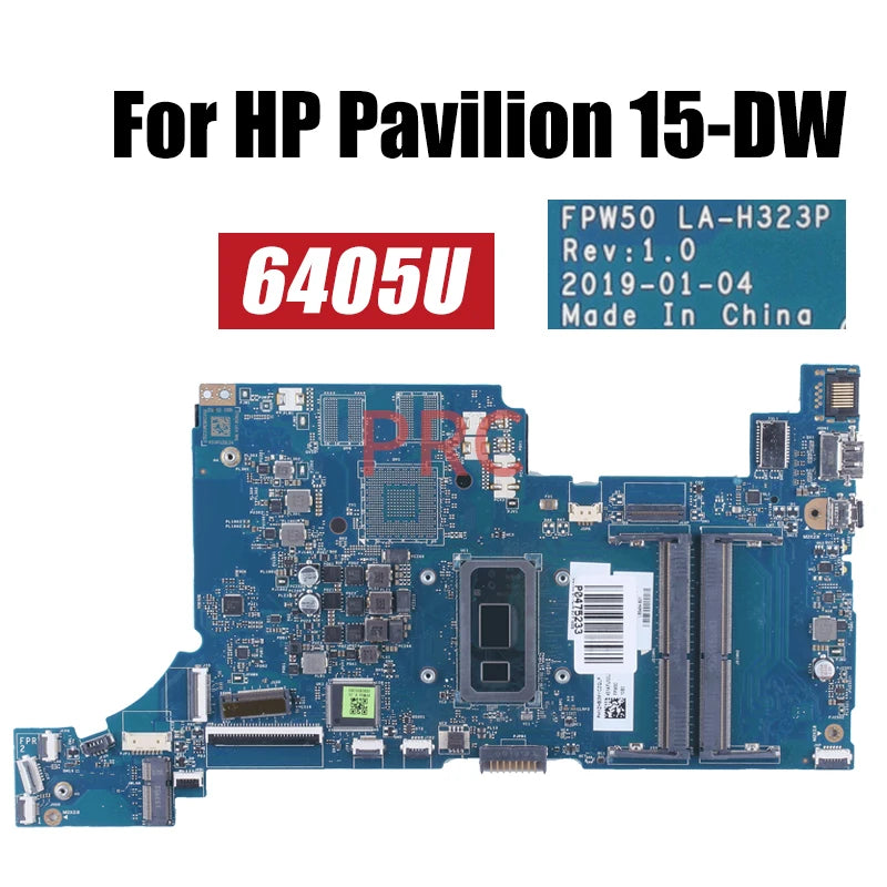 LA-H323P For HP Pavilion 15-DW Laptop Motherboard M13687-601 L52005-001 L68076-601 L51985 I3 I5 I7 8th 10th Notebook Mainboard