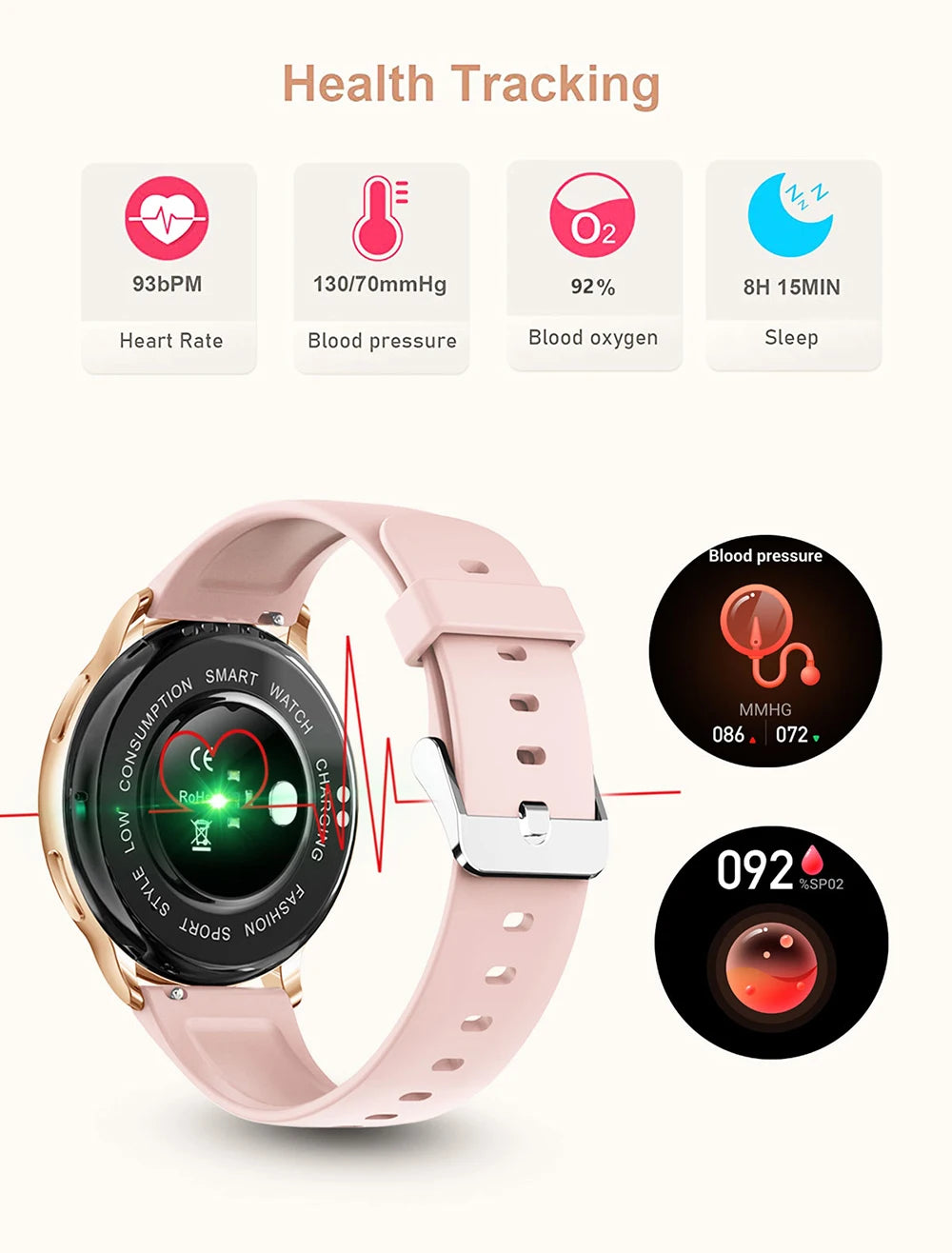 MEVADEN Bluetooth Call Smart Watch Women Custom Dial Watches Men Sport Fitness Tracker Heart Rate Smartwatch For Android IOS Y22