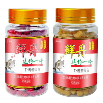 Bait Pellets High Protein Fishy Taste Hemoglobin Bait Freshwater Crucian Carp Grass Fish Bream Bait Fishing Accessories