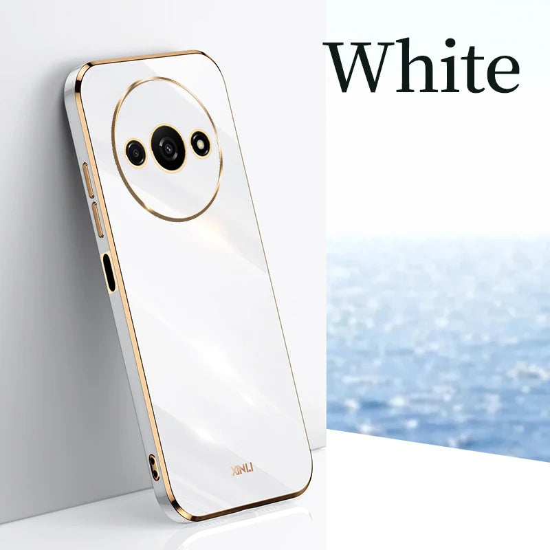 For Redmi A3 Case Soft TPU Case Anti-Fingerprint Camera Protection Cover For Xiaomi Redmi A3