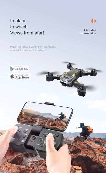 S6 Mini Drone Professional 4K HD Camera For XIAOMI Optical Flow Localization 3sided Obstacle Avoidance Quadcopter Toy Gift