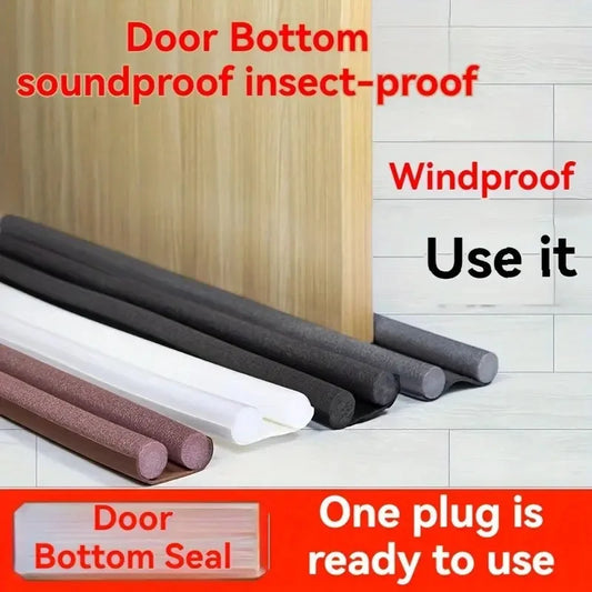 1pc Door Sealing Strip, Door Bottom Seal Strip, Soundproof Door And Window Gap Windshield Strip, Heat Preservation And Dustproof