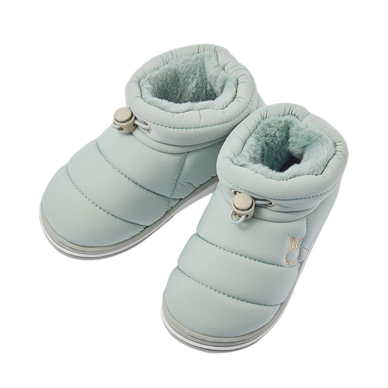 Boys Girls Toddler Snow Boots Outdoor  Shoes Winter Shoes Waterproof Resistant Children Slippers