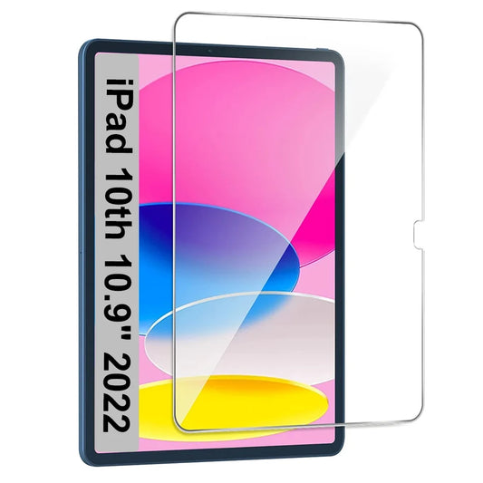 For iPad 10th Gen 10.9 Inch Tempered Glass Screen Protector IPAD 10 10.9" 2022 Tablet Proof Protective Film A2696 A2757 A2777