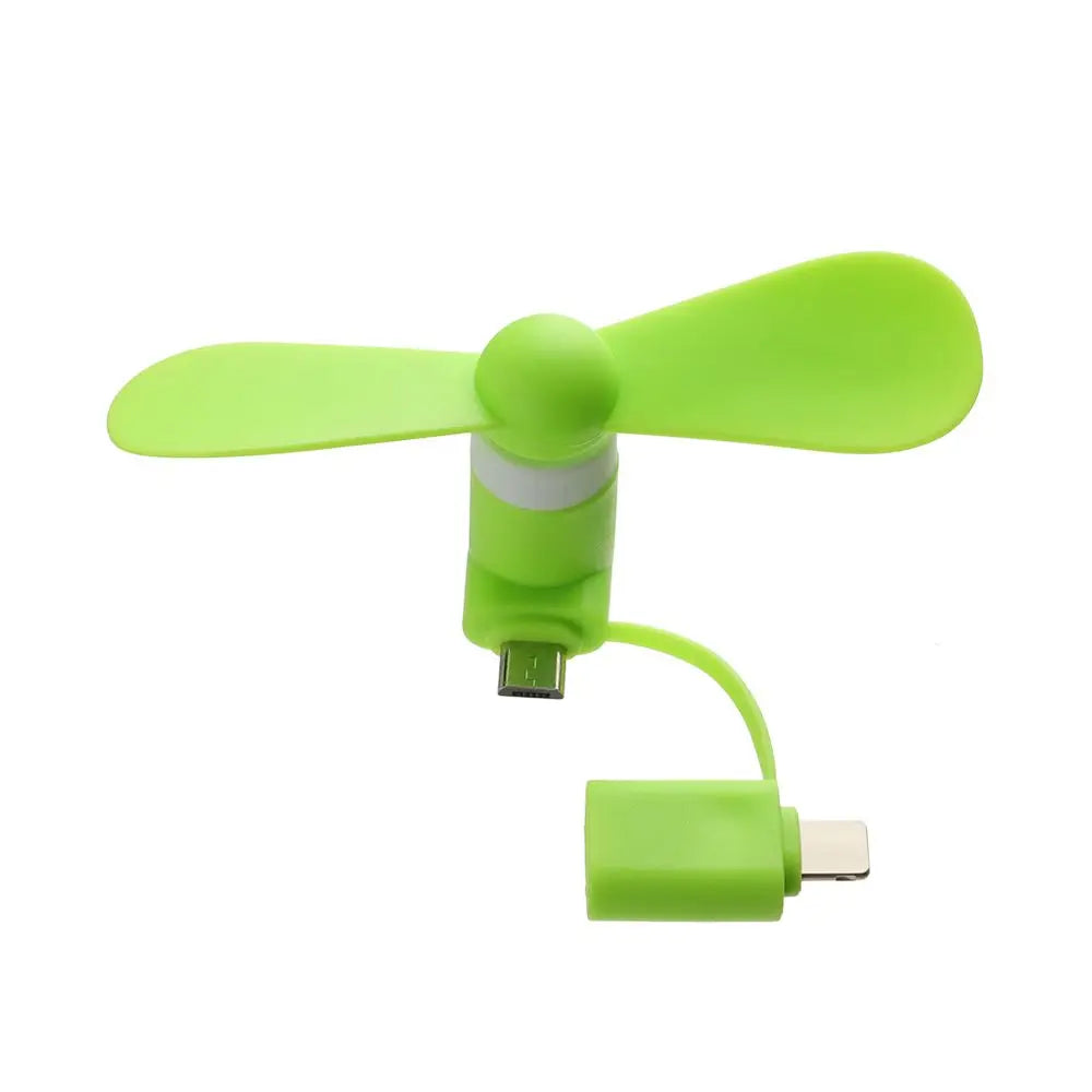 Creative USB Fan Flexible 2in1 Mini Portable Mobile Phone Fan Cooler For Android For IPhone For Samsung For Huawei For iPad