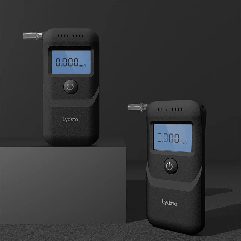 Hydsto 10 pcs Digital Alcohol Tester nozzles Professional Alcohol Detector Breathalyzer Alcotester LCD Display Drunk Test