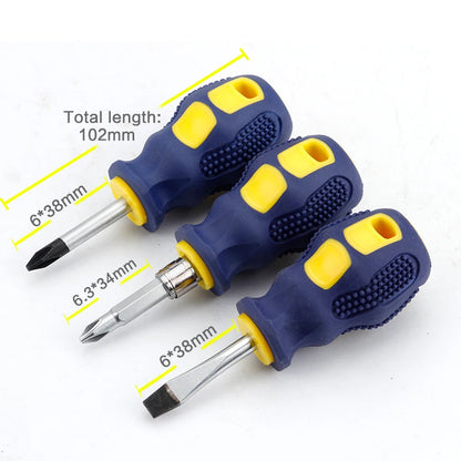 Mini Screwdriver Multifunction Cross Shaped screw driver Slotted Flat DIY Repair tools magnetic short small screwdriver