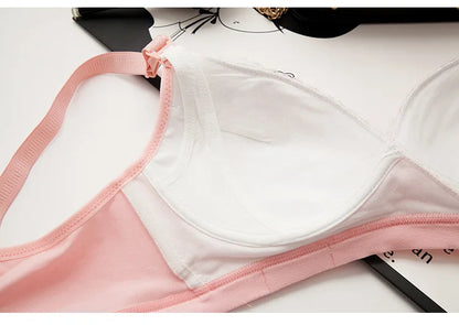 Wirefree Nursing Clothing Cotton Breastfeeding Bra for Pregnant Women Pregnancy Breast Sleep Underwear Soutien Gorge Allaitement