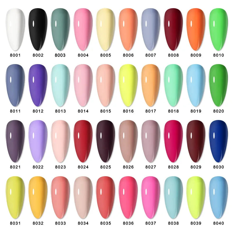 NAILWIND 8ml Gel Nail Polish Semi-permanent UV Varnish Led Esmaltes Hybrid Gel Varnishes Top Base Coat Polish Gel Nail Art