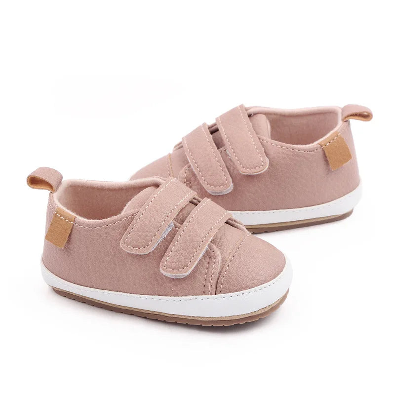 KIDSUN Spring Boys Girls Casual Canvas Sneakers Shoes Newborn Baby Shoes Soft Sole First Walkers Toddler Shoes