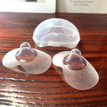 2Pcs Silicone Breastfeeding Nipple Protectors Feeding Mother Nipple Shields Protection Cover Soft Milk Feeding Nursing Shield