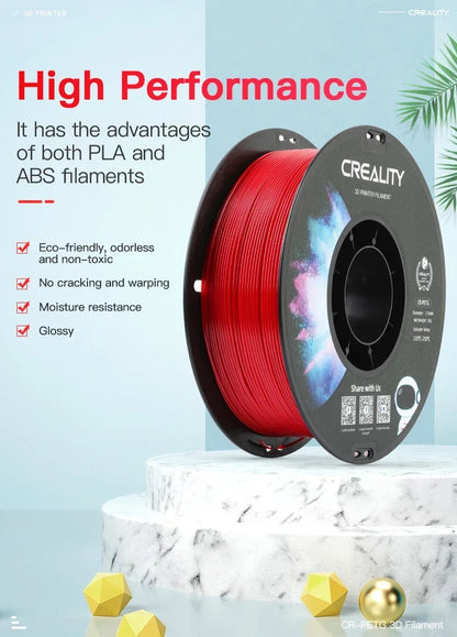 CREALITY Original CR-PETG Filament 1KG 1.75mm 7 Colors Choose High Temperature Eco-friendly Odorless Non-toxic Excellent