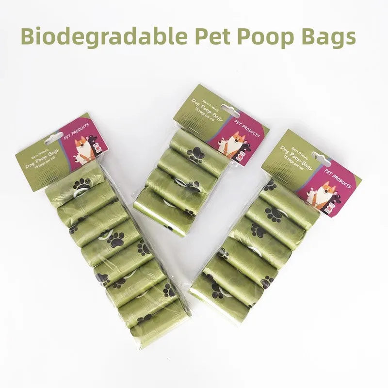 New Dog Poop Bag Biodegradable Pet Garbage Bag Dog Poop Bags Dog Poop Bag Dispenser Dog Cleaning Supplies Dog Products for Dogs