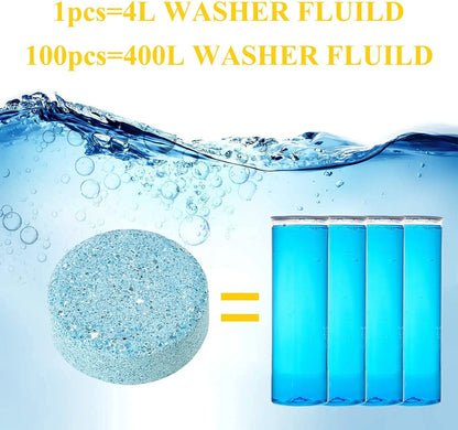 Effervescent Tablets Car Windscreen Wiper Cleaning Solid Cleaner Auto Home Window Glass Dust Washing Car Accessories