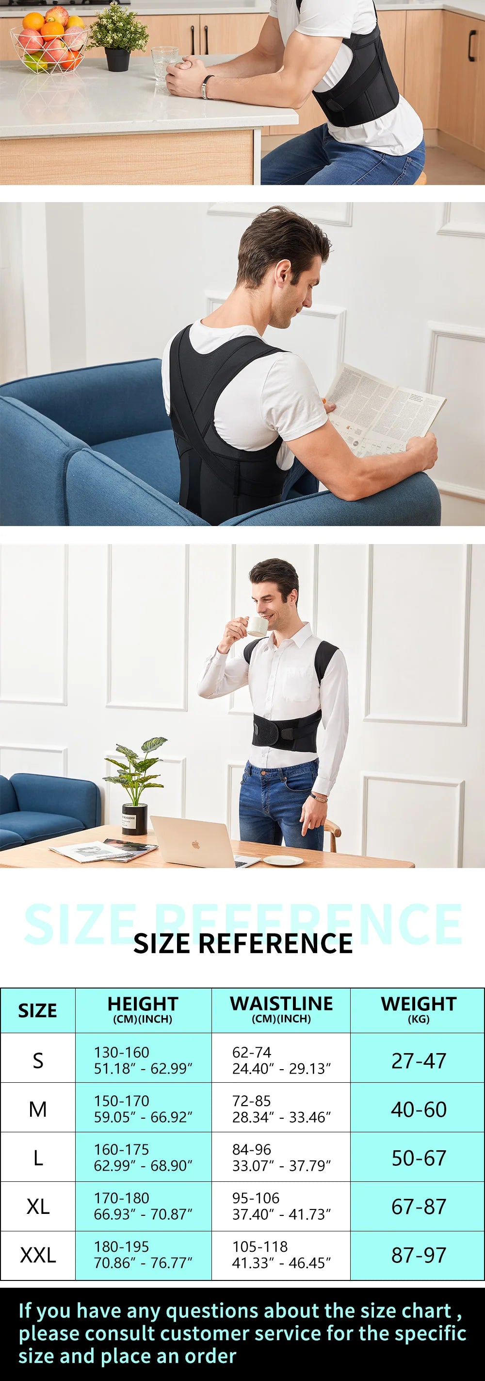 Adjustable Back Shoulder Posture Corrector Belt Clavicle Spine Support Reshape Your Body Home Office Sport Upper Back Neck Brace