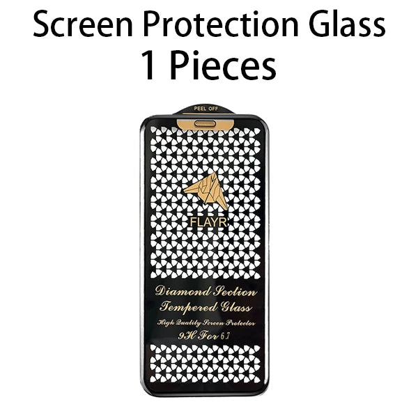 Cut Edge Luxury Tempered Glass For iPhone 15 14 13 12 11 16 Pro Max Screen Protector iphone14 Plus X R XS XR Full Cover Film