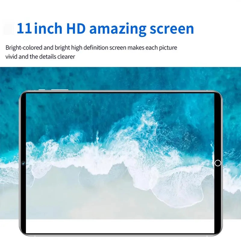 2024 New 5G Tablet 11.6 Inch Android 13.0 Phablet MTK6797 16GB RAM 1TB ROM Tablets PC Dual Cameras Dual Sim Card Wifi Type-C PC