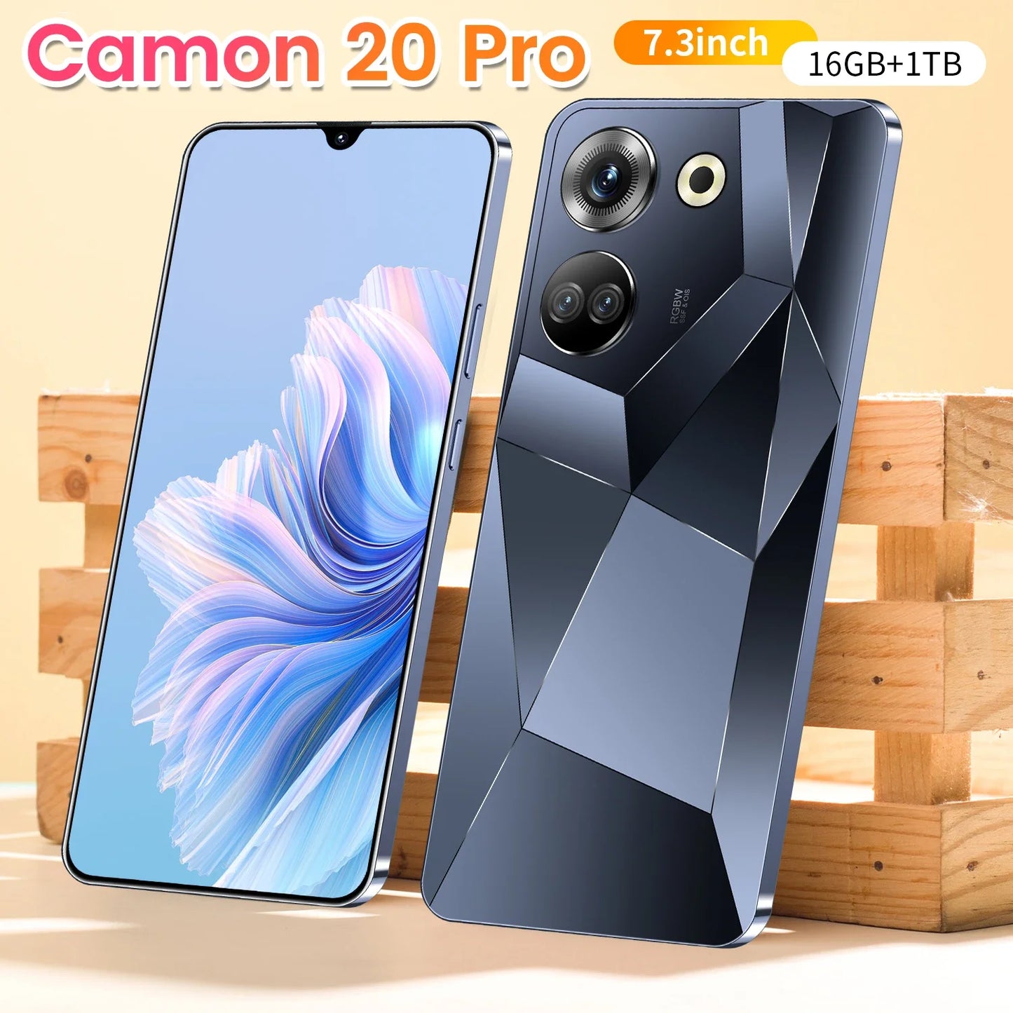 Cellphone Camon20 Pro Smartphone 5G Original 7.3 HD Screen 108MP Dual Sim Smart Mobile Phones Android13 Face Unlocked Cell Phone