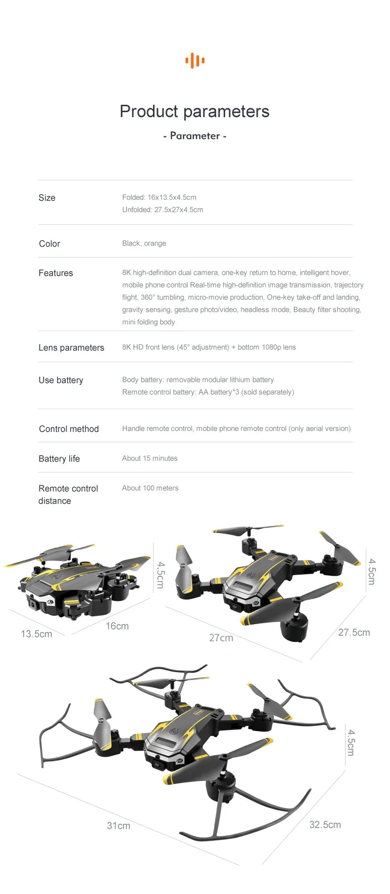 S6 Mini Drone Professional 4K HD Camera For XIAOMI Optical Flow Localization 3sided Obstacle Avoidance Quadcopter Toy Gift