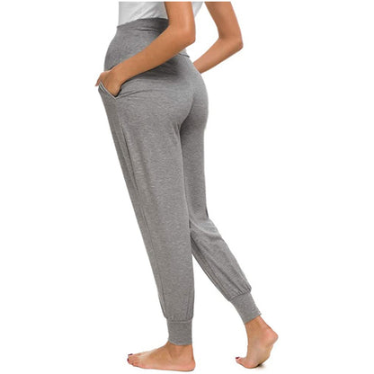 2024 Maternity Pants Soft Slim Adjustable Waist Pregnant Women Leggings Pregnancy Clothes Pants Ropa Mujer Embarazada Premama