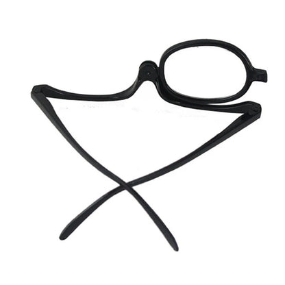 Women Magnifying Glasses Makeup Reading Glasses Folding Eye Make Up Diopter +1.0 +1.5 +2.0 +2.5 +3.0 +3.5 +4.0 Resin Lens