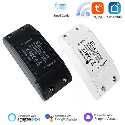 TUYA Smart WiFi Wireless Light Switch Universal DIY Module for Smart Home Automation Solution Works with Alexa Google Home