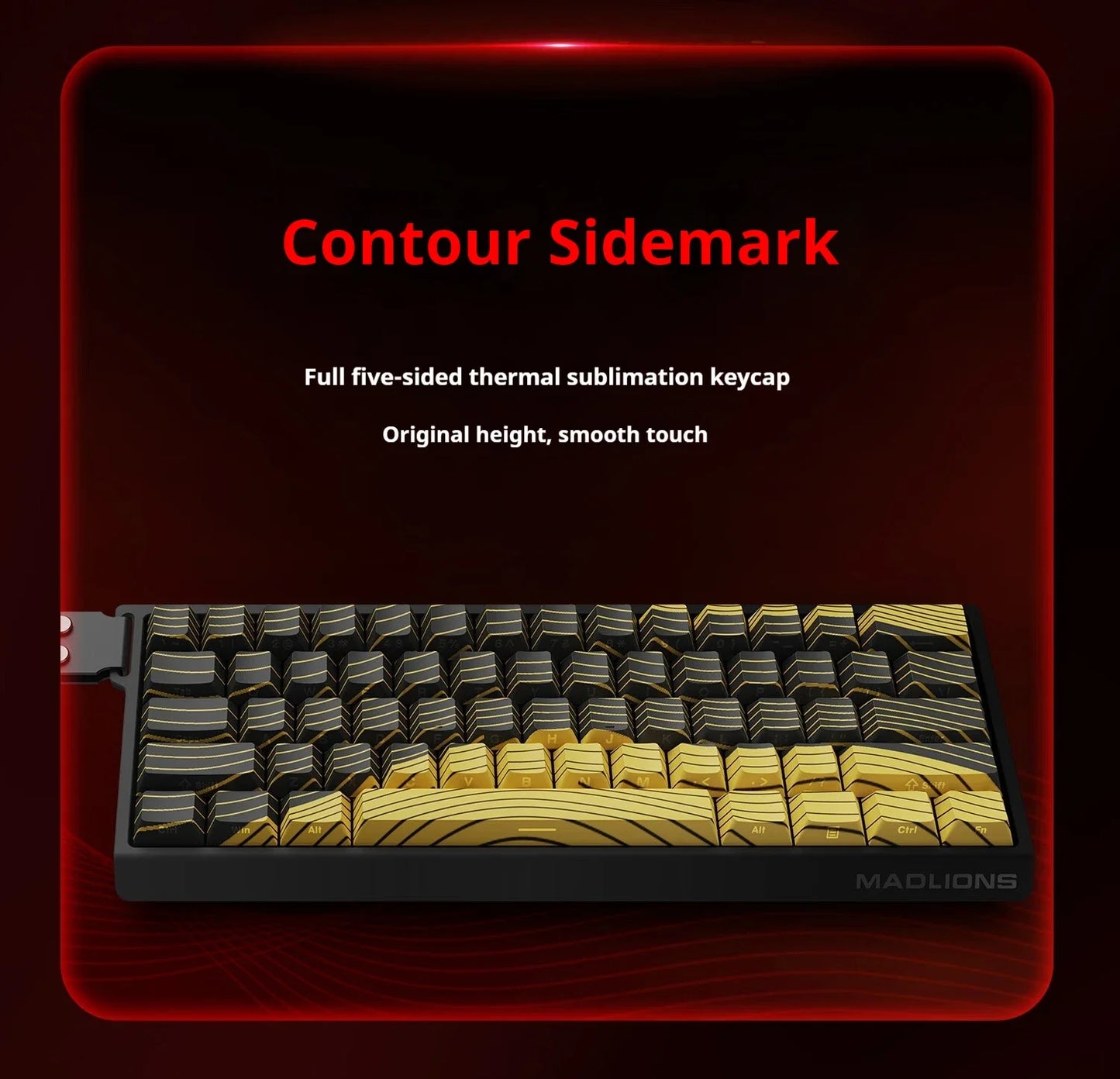 MADLIONS Mad60HE Mad 68HE Mechanical Keyboard Magnetic Switch Wired Hot Swap 8K Polling Rate Customized Gaming keyboard Pc Gamer