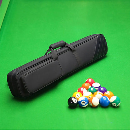 3x4 Pool Cue Cases 1/2 Snooker Pool Cue Bag Portable Lightweight Soft Billiard Cue Stick Storage Pouch Sport Accessories