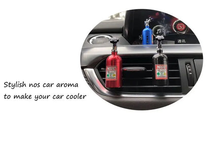 Popular Car Air Freshener NOS Nitrogen Bottle Air Vent Aromatherapy Auto Aroma Outle Perfume Flavoring Fragrances Accessories