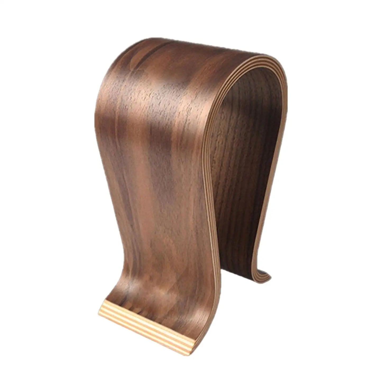 Wooden Headphone Holder Desk Organizer Headset Display Stand for Husband PC Gaming Headset