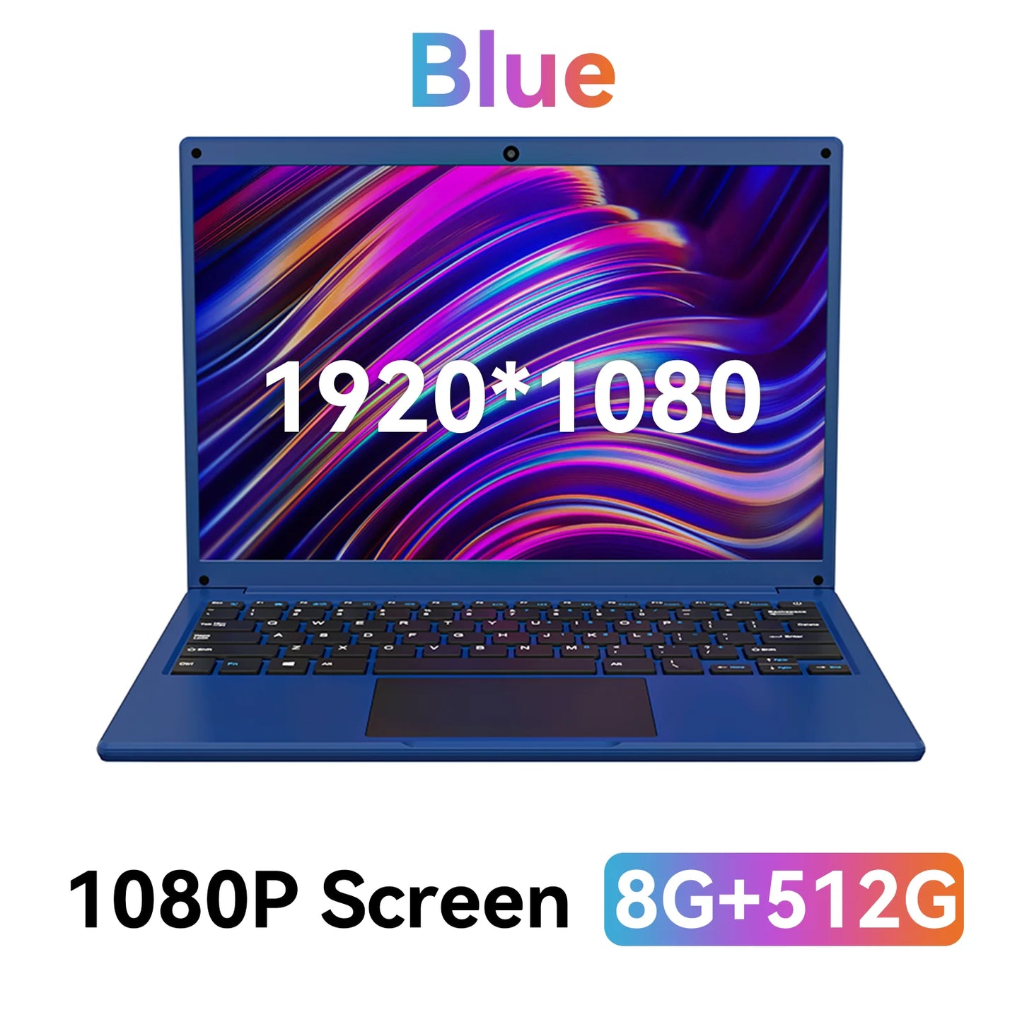 Adreamer Laptop 13.3 Inch Portable Laptops Low Price With Intel CPU 2.5K FHD IPS 8GB 1T SSD  2.5K FHD Display Notebook